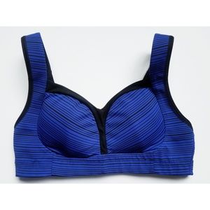 Lululemon Black and Blue Bra with Clasps 34C